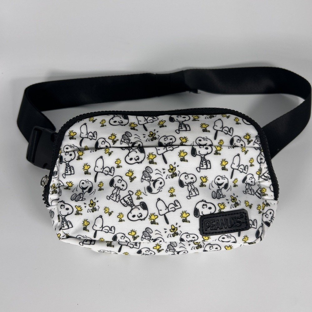 Peanuts Snoopy and Woodstock Fanny Pack Belt Bag‎ Belly Bag Adjustable Bioworld